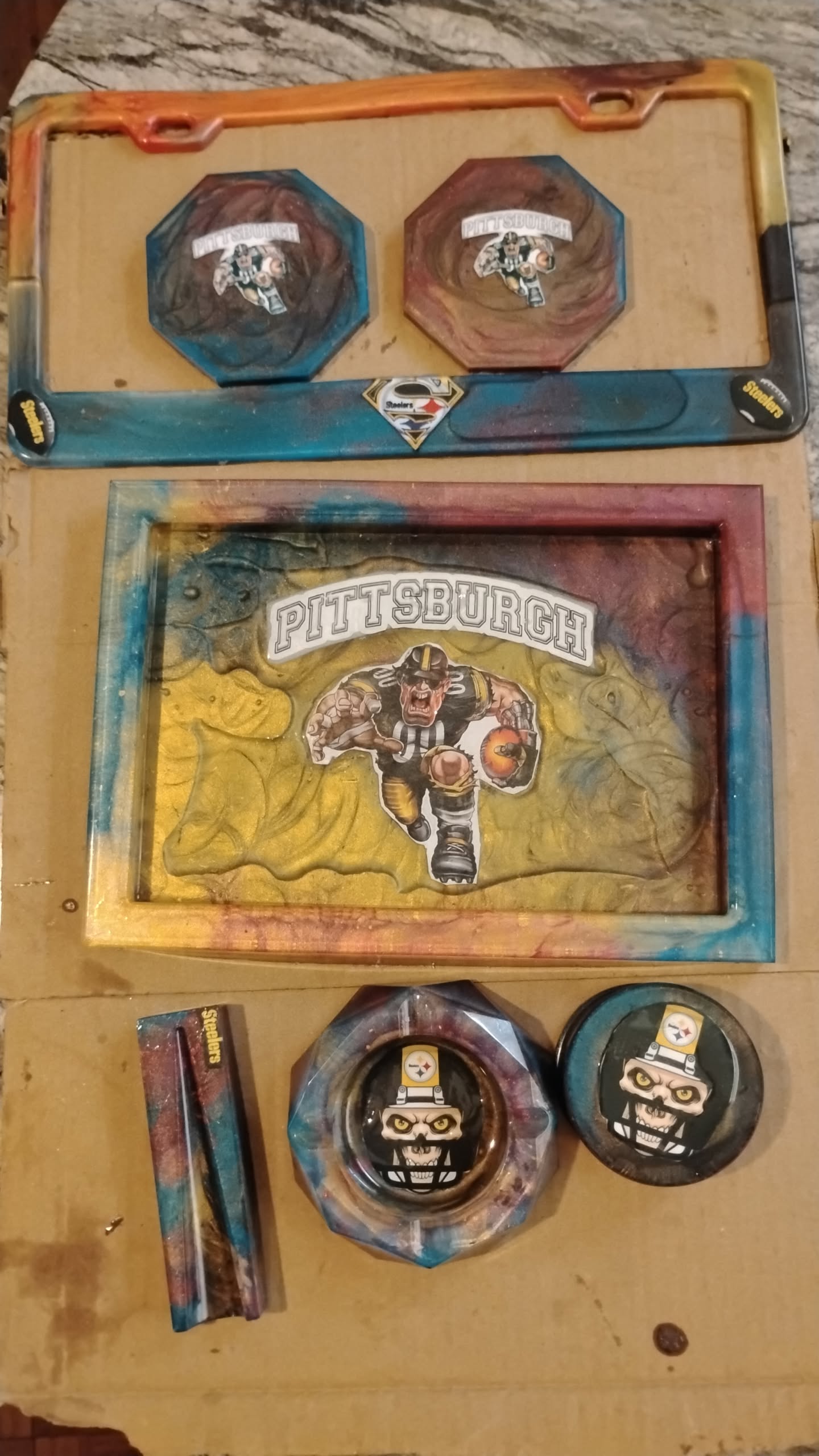 Handmade Epoxy Resin Trays